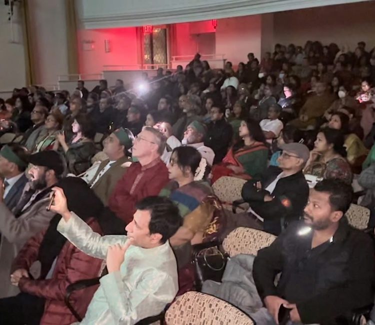 The screening event was attended by a large and enthusiastic audience.