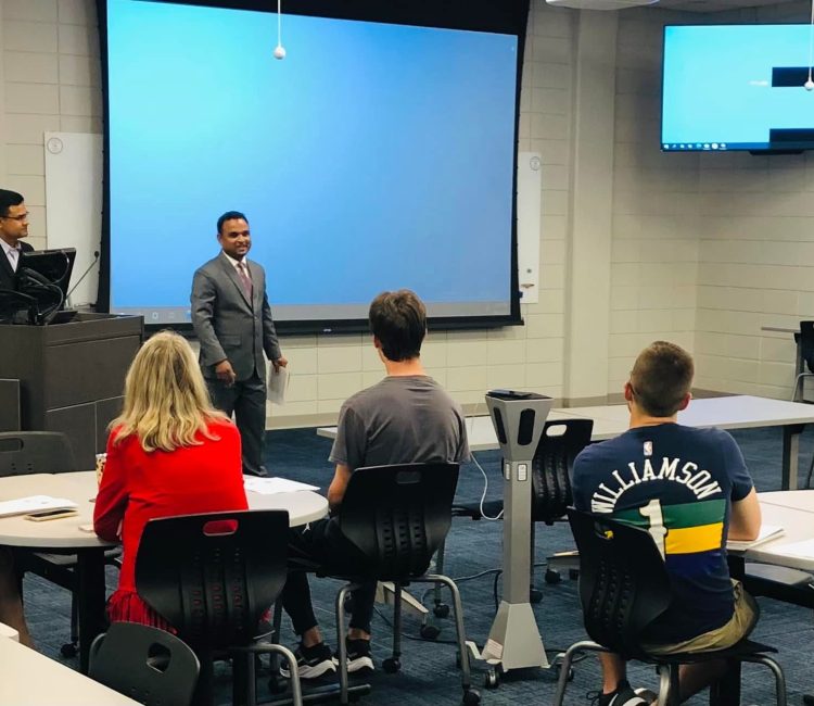 After the screening at the University of South Alabama, filmmaker Shamim Al Amin answered questions from the audience.